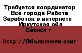 Требуется координатор - Все города Работа » Заработок в интернете   . Иркутская обл.,Саянск г.